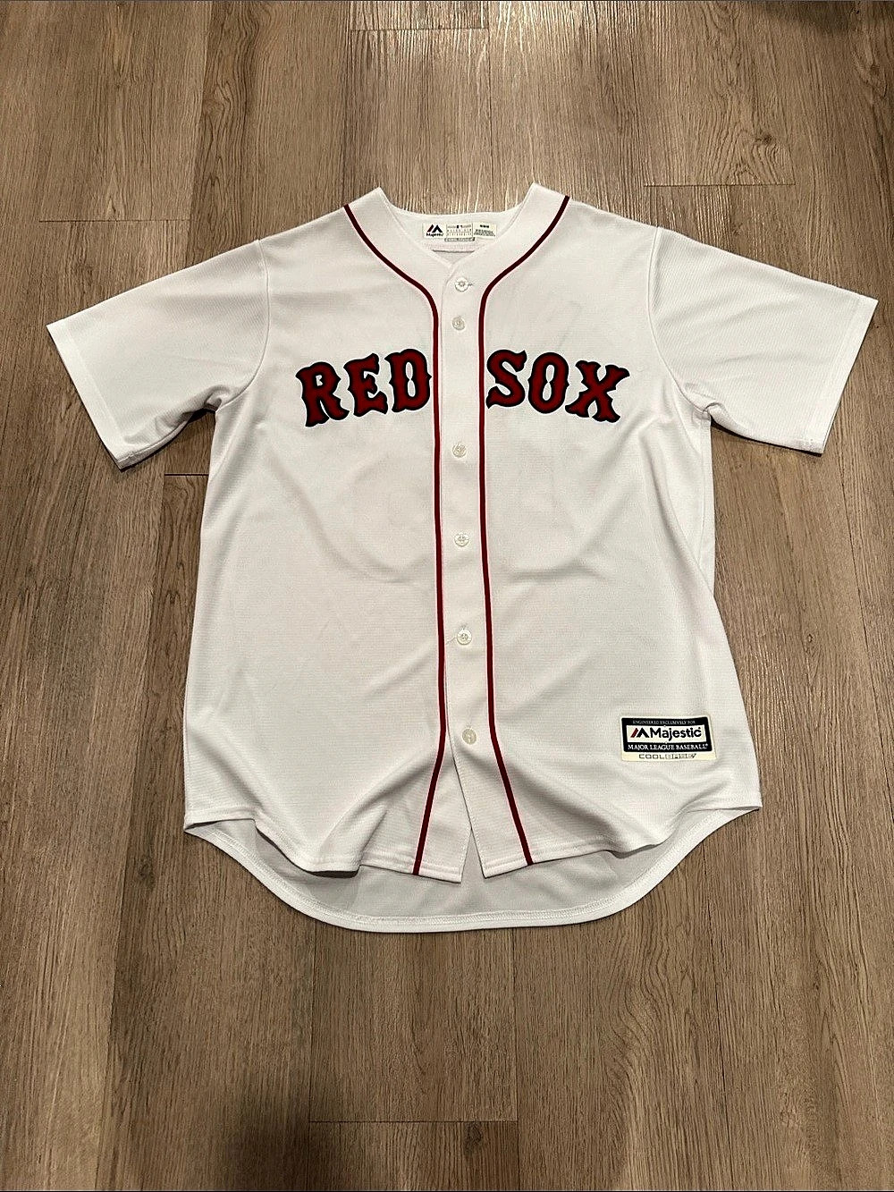 Majestic Red Sox Baseball Jersey (Benintendi #16) Medium